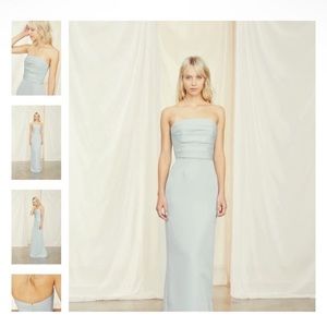 Amsale Bridesmaid dress in MINT